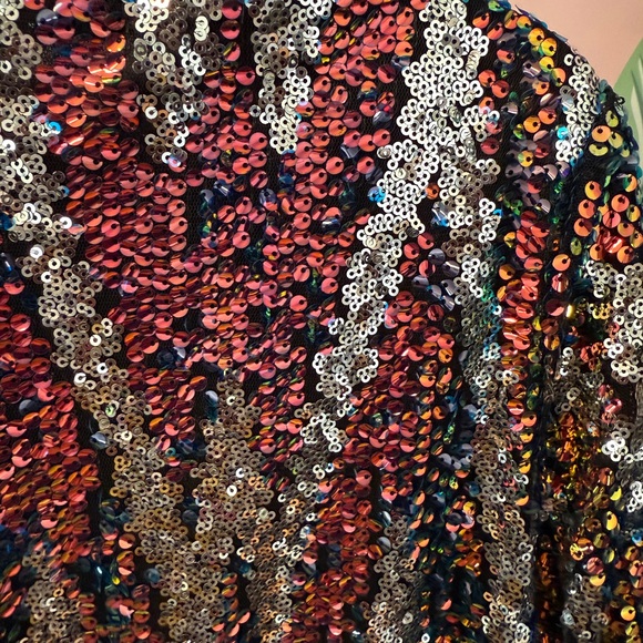 H&M Sequin Mini Dress — Multi-Color | Size M - Picture 3 of 4